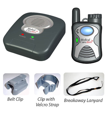 elderly medical alert system with two way voice pendant