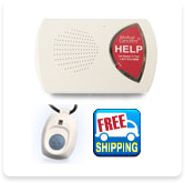 HOME Medical alert system with 2 medical alert buttons