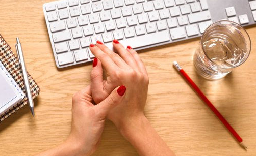 Reduce Arthritis by moving around more. Arthritic hands on a keyboard can cause discomfort.